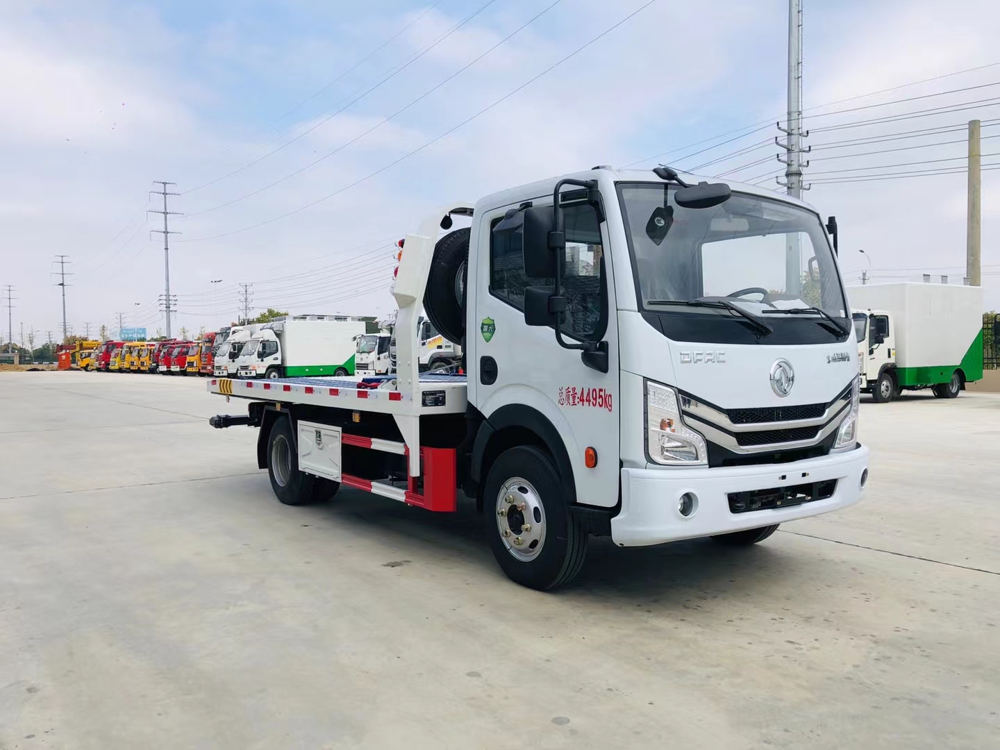 多利卡藍(lán)牌全落地清障車